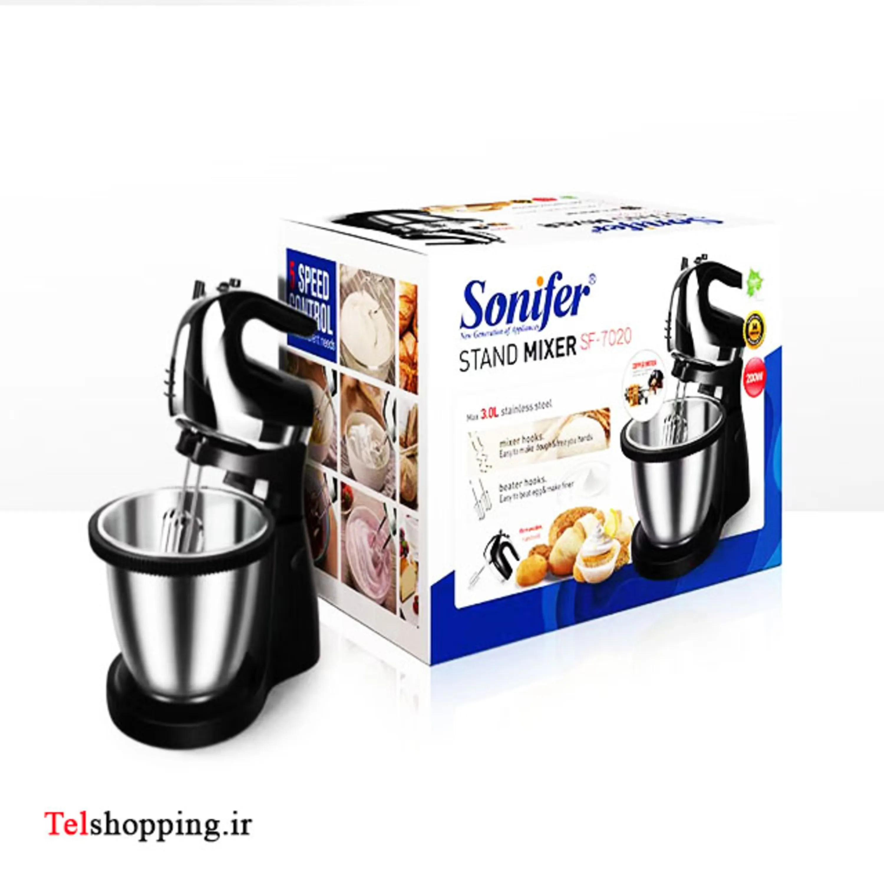 همزن برقی کاسه دار سونیفر Sonifer SF7020